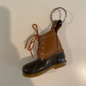 L.L. Bean tan/brown “Bean Boot keychain”